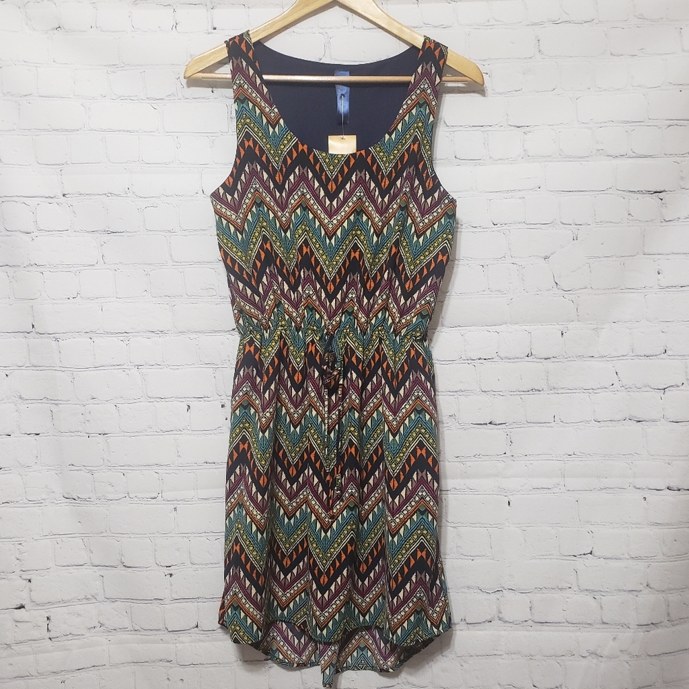 Francesca's Blue Rain NWT Sz Med Hi-Low Dress - Picture 8 of 13